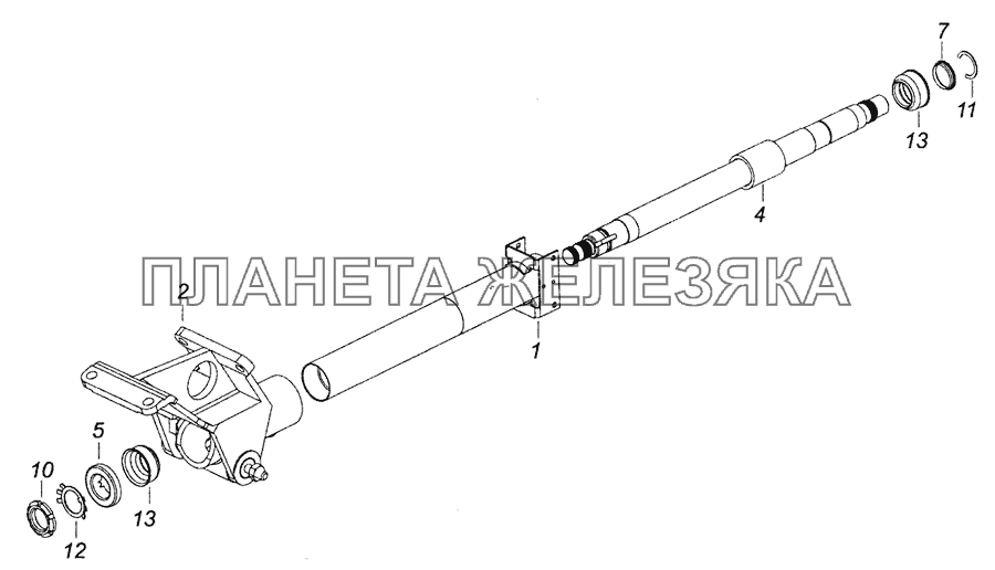 53205-3444009-30 Рулевая колонка КамАЗ-6520 (Euro-2, 3)